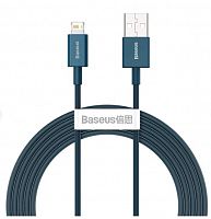 фото товару Дата кабель BASEUS Superior Series CALYS-A03 Lightning 1m 2.4A Blue