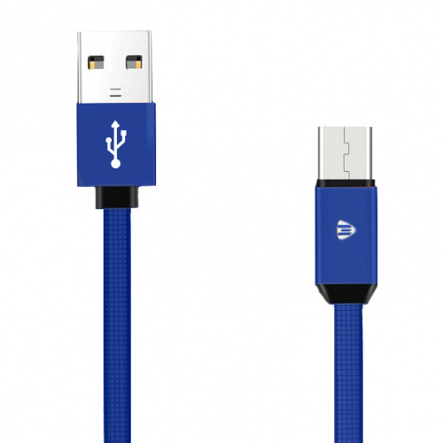 фото товару Дата кабель Jellico YC-15 microUSB 1m 3.1А Blue