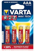 фото товара Батарейка VARTA MaxTech/LongLife Max Power LR3 4шт./уп.