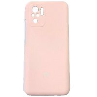 фото товару Накладка Silicone Case High Copy Xiaomi Redmi Note 10/10 Pro (2020) Bright Pink