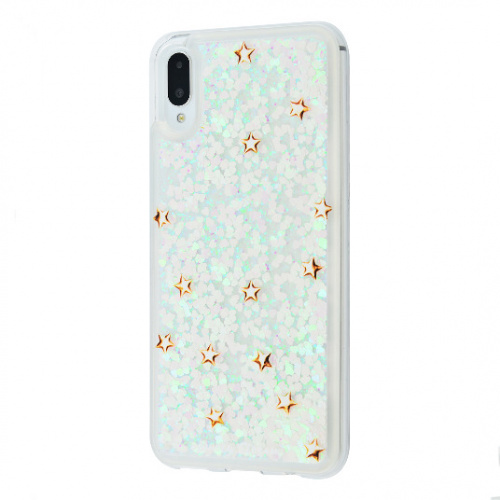 фото товару Накладка TPU Lively Glitters Samsung A10 (2019) A105F gold stars (тех.пак)