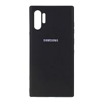 фото товару Накладка Silicone Case High Copy Samsung Note 10 Plus (N975F) Black