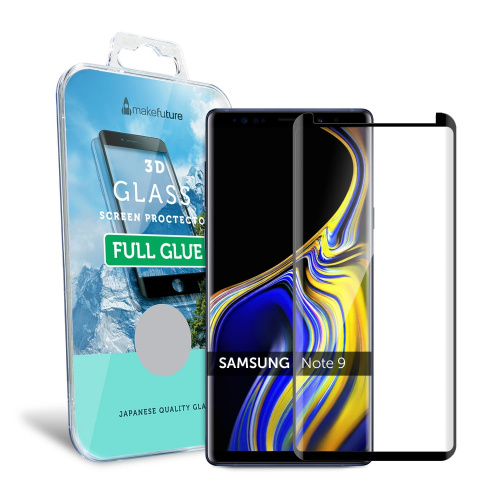 фото товару Защитное стекло MakeFuture Samsung Note 9 (N960F) 3D (full glue) Black