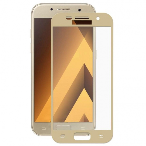 фото товару Защитное стекло MakeFuture Samsung A5 (2017) A520F Full Cover Gold