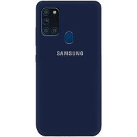 фото товару Накладка Silicone Case High Copy Samsung A21s (2020) A217F Midnight Blue