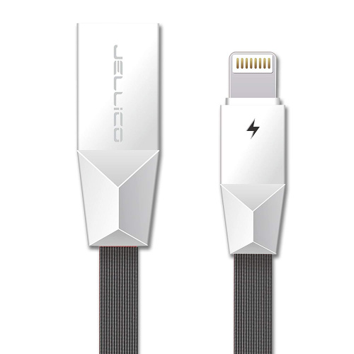 фото товару Дата кабель Jellico KS-07 Lightning 1m 3A Gray
