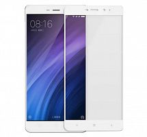 фото товару Захисне скло MakeFuture Xiaomi Redmi 4 Prime Full Cover White