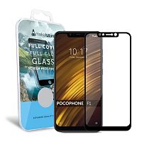 фото товару Захисне скло MakeFuture Xiaomi Pocophone F1 Full Cover (full glue) Black