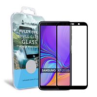 фото товару Защитное стекло MakeFuture Samsung A7 (2018) A750 Full Cover (full glue) Black