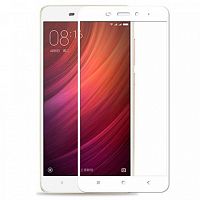 фото товару Защитное стекло Florence Xiaomi Redmi 4X Full Cover White (тех.пак)