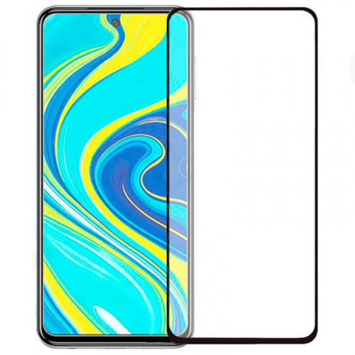 фото товару Захисне скло Full Glue Ceramics Anti-shock Glass Xiaomi Redmi 9/9T/9 Prime/Poco M2/M3 Black (тех.пак)
