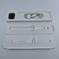 фото товару Apple Watch Series 8 GPS, 45mm, Silver, White Sport Band