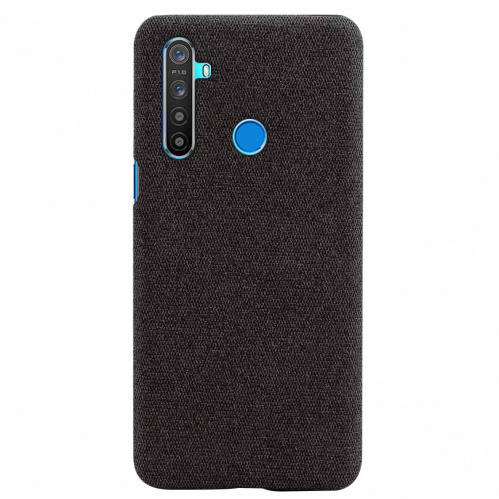 фото товару Накладка Textile Case Realme 5 Black (тех.пак)