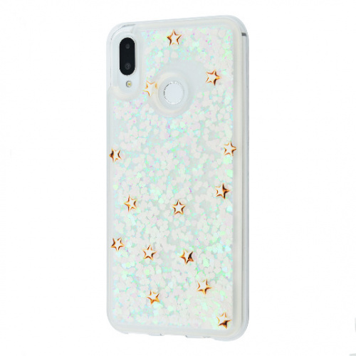 фото товару Накладка TPU Lively Glitters Xiaomi Redmi Note 7 (2019) gold stars (тех.пак)