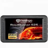 фото товара Відеореєтратор Prestigio RoadRunner 525, FHD, 5MP, 30fps, 120°