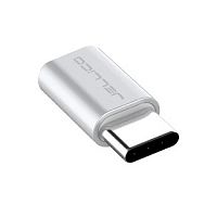 фото товару Адаптер Jellico microUSB to Type-C silver