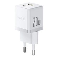 фото товару МЗП BASEUS Palm P10111608213-00 USB+PD 20W White