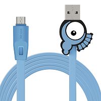 фото товару Дата кабель Wesdar M5 microUSB 1m 2A Blue
