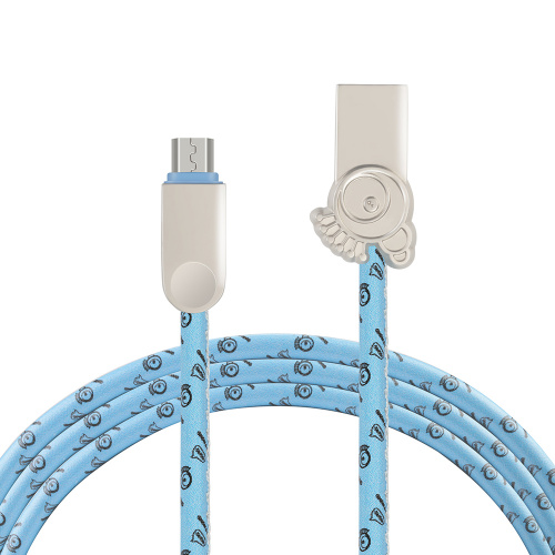 фото товару Дата кабель Wesdar M8 microUSB 1m 2A Blue