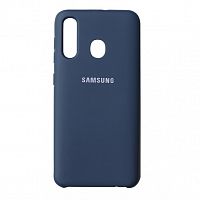 фото товару Накладка Silicone Case High Copy Samsung A20s (2019) A207F Blue Cobalt