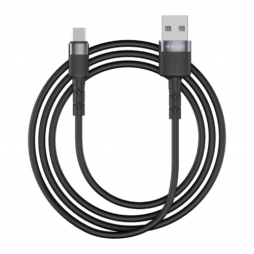 фото товару Дата кабель Jellico KDS-100 microUSB 1m 3A Black