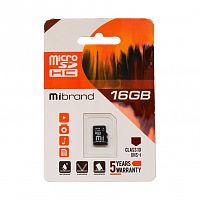 фото товару Mibrand MicroSDHC 16GB UHS-I (Class 10) (card only)