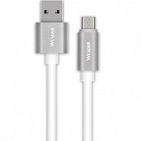 фото товару Дата кабель Wesdar T9 microUSB 1m 2A White