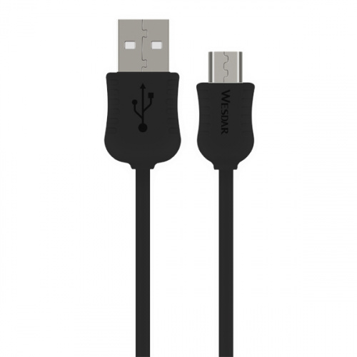 фото товару Дата кабель Wesdar T31 microUSB 1m 2A Black