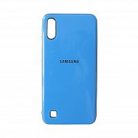 фото товару Накладка Original Silicone Joy touch Samsung A10/M10 (2019) A105F/M105F Blue (тех.пак)