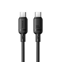 фото товару Дата кабель BASEUS Silky Series P10377704113-00 Type-C to Type-C 100W 1m Black