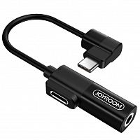 фото товару Адаптер JoyRoom S-M361 Type-C to 3.5mm Black