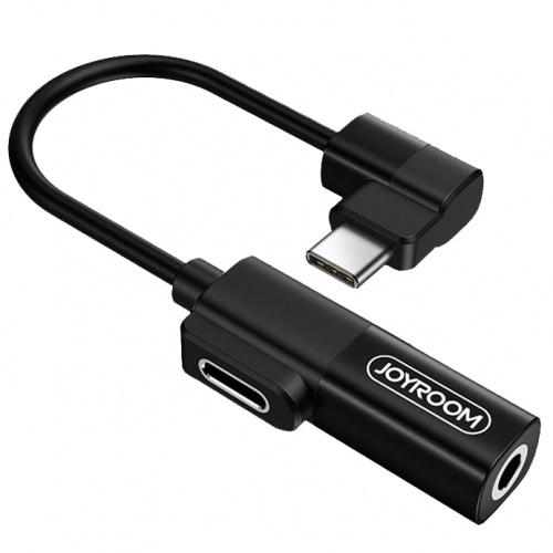 фото товару Адаптер JoyRoom S-M361 Type-C to 3.5mm Black