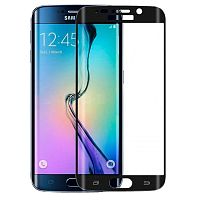 фото товару Защитное стекло 4D Samsung S6 edge Black (тех.пак)