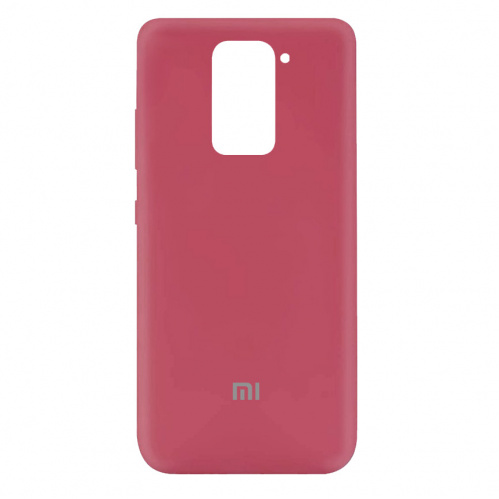 фото товару Накладка Silicone Case High Copy Xiaomi Redmi Note 9 Raspberry Red