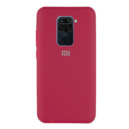 фото товару Накладка Silicone Case High Copy Xiaomi Redmi Note 9 Rose Red