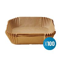 фото товара Паперові вкладиші для аерофритюрниц Noveen PI206 - 100 шт. (20 x 20 x 4,5 см)