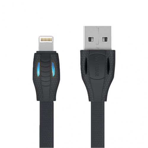 фото товару Дата кабель Wesdar T6 Lightning 1m 2A Black