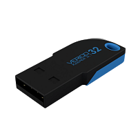 фото товару Verico USB 16Gb Keeper Black+Blue USB 3.1