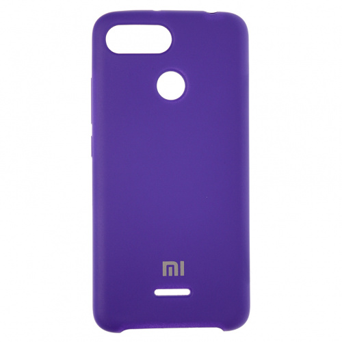 фото товару Накладка Silicone Case High Copy Xiaomi Redmi 6 Purple