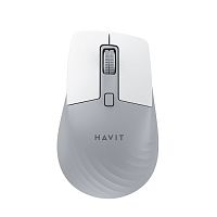 фото товару Миша бездротова дворежимна HAVIT  MS58WB USB, Gray