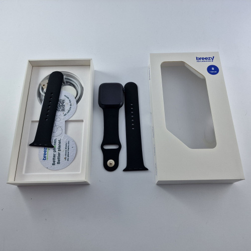Apple Watch Series 8 GPS, 45mm, Midnight, Midnight Sport Band фото товару Apple Watch Series 8 GPS, 45mm, Midnight, Midnight Sport Band
