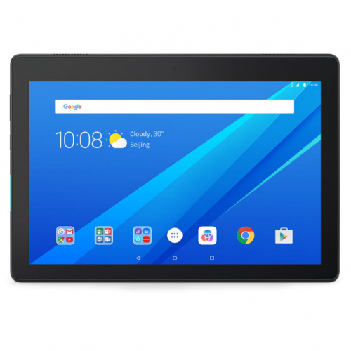 фото товару Планшет Lenovo TAB E10 TB-X104L LTE (ZA4C0006UA) Slate Black 10.1", IPS, Quad Core, 1.3Ghz,3Gb/32Gb, 802.11 a/c, GPS/ГЛОНАСС, 2MP/5MP, Android 8.0,