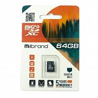фото товару Mibrand MicroSDXC 64GB Class 10 (UHS-1) (card only)