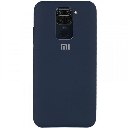 фото товару Накладка Silicone Case High Copy Xiaomi Redmi Note 9 Dark Blue