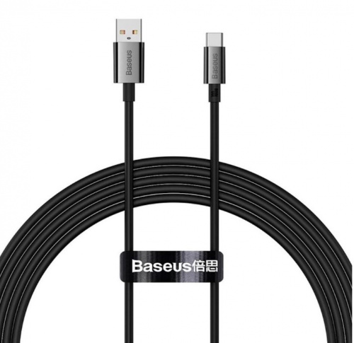 фото товару Дата кабель BASEUS Superior Series P10320102114-02 Type-C 2m 100W Black