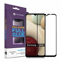 фото товара Защитное стекло MakeFuture Samsung A12 (A125F) Full Cover (full glue) Black