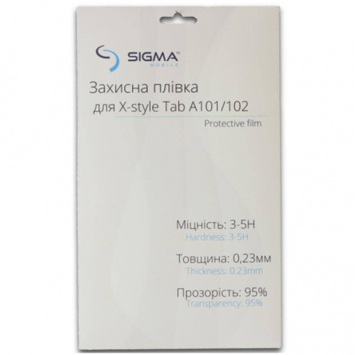 фото товару Защитная пленка для Sigma X-Style TAB A101/A102/A103