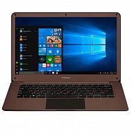 фото товара Ноутбук Prestigio SmartBook 141 C2 Dark Brown 14.1", IPS, Quad Core, 2.4Ghz,3Gb/32Gb, BT4.0, Wi-Fi, 0.3MP/ Windows 10 Home,