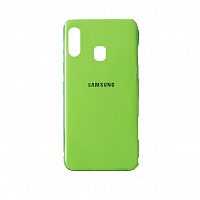 фото товару Накладка Original Silicone Joy touch Samsung A30/A20 (2019) A305F/A205F Green (тех.пак)