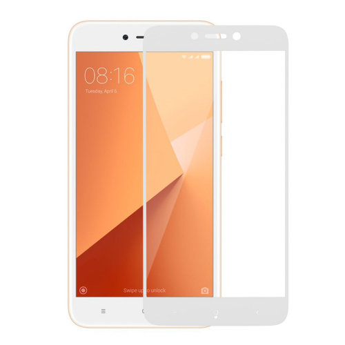 фото товара Защитное стекло Florence (full glue) Xiaomi Redmi 5A Full Cover White